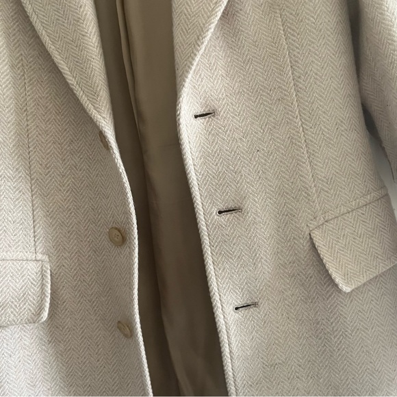 Ralph Lauren coat 2 tan chevron suede patches - Picture 5 of 6